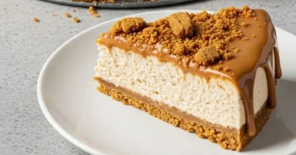 Lotuslu Labneli Cheesecake