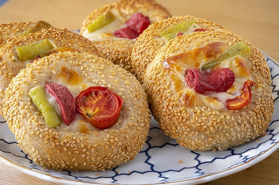 Simit Tadında Pizza Poğaça
