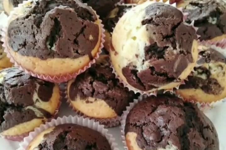 İki Renkli Muffin