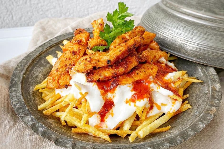 Pratik Tavuklu Çökertme Kebabı
