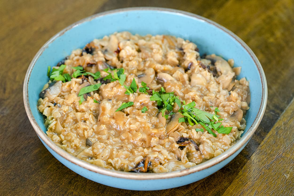 Mantarlı Porridge