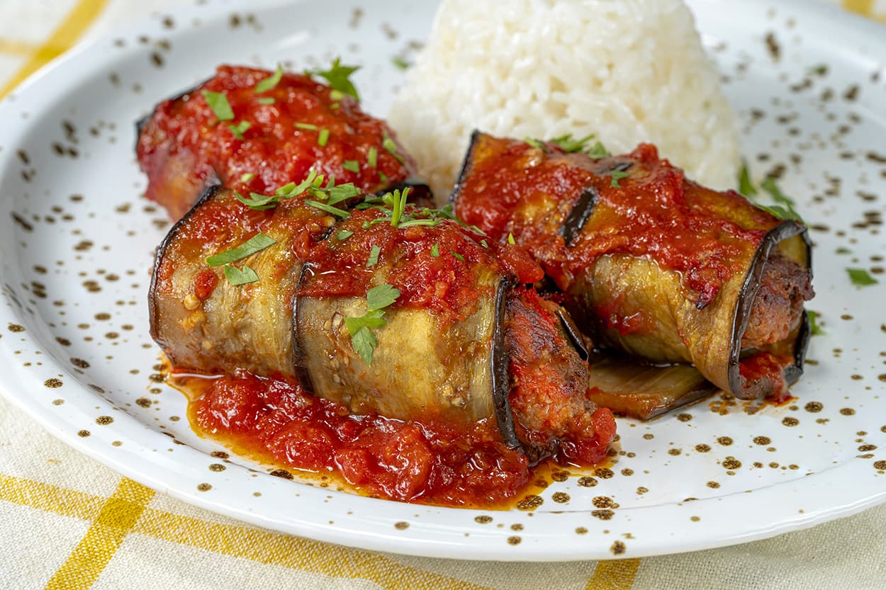 Patlıcanlı Şiş Köfte
