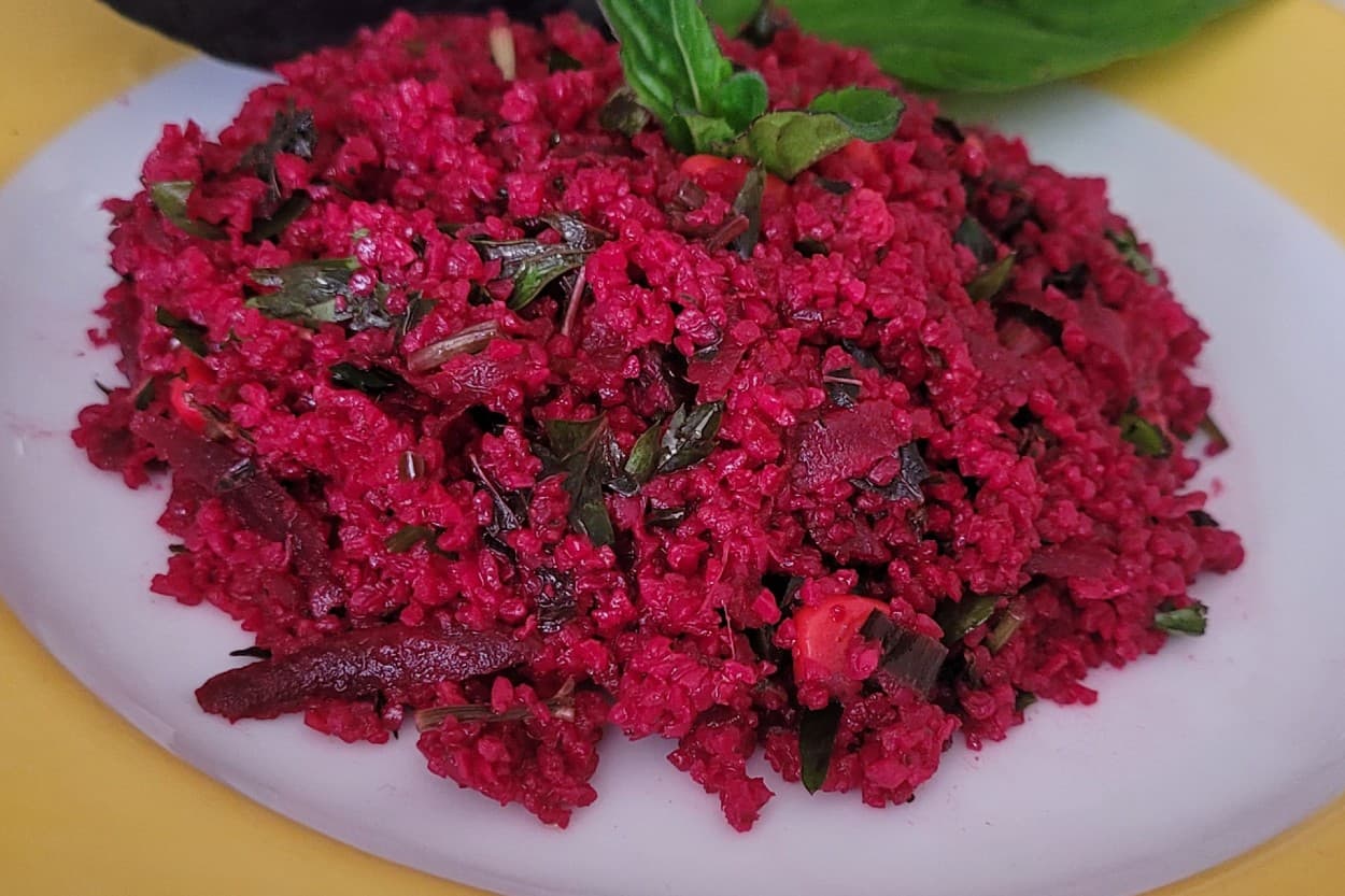 Soğanlı Pancarlı Kısır