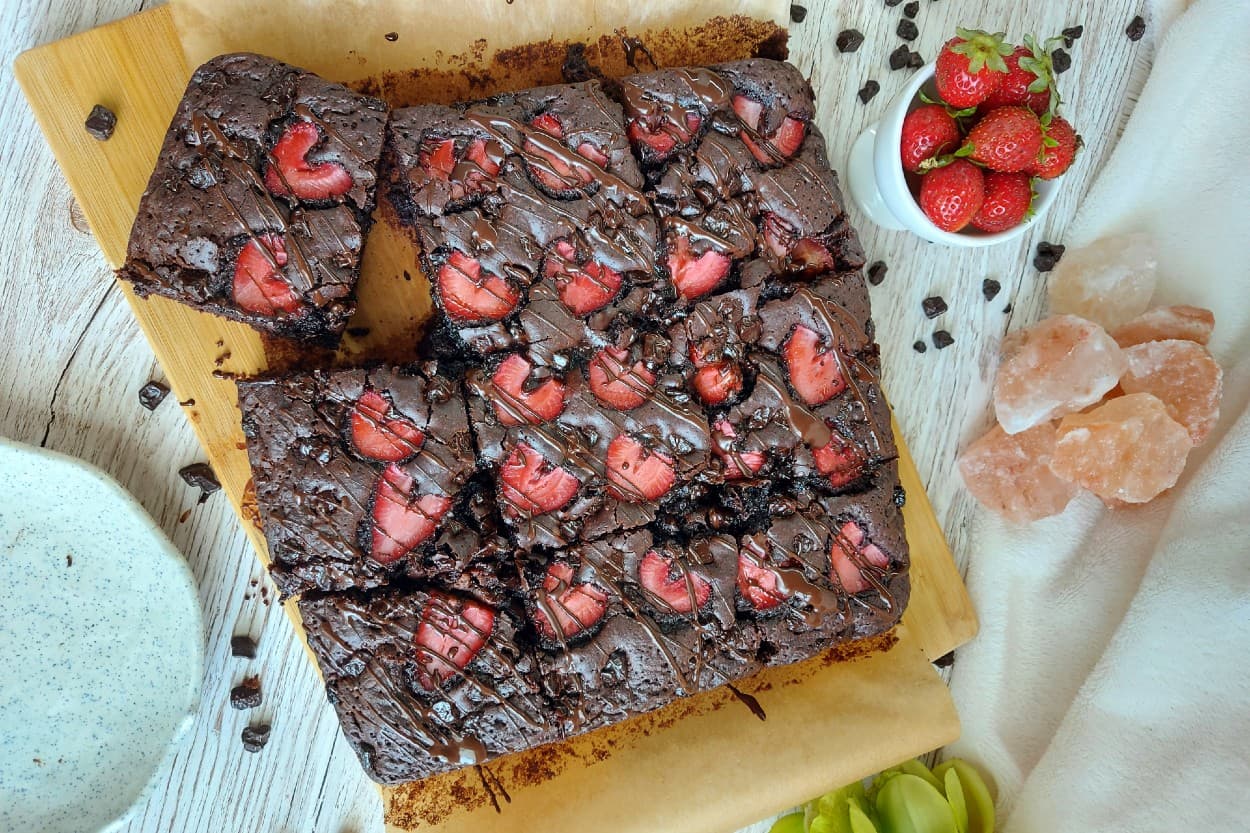Çilekli Brownie