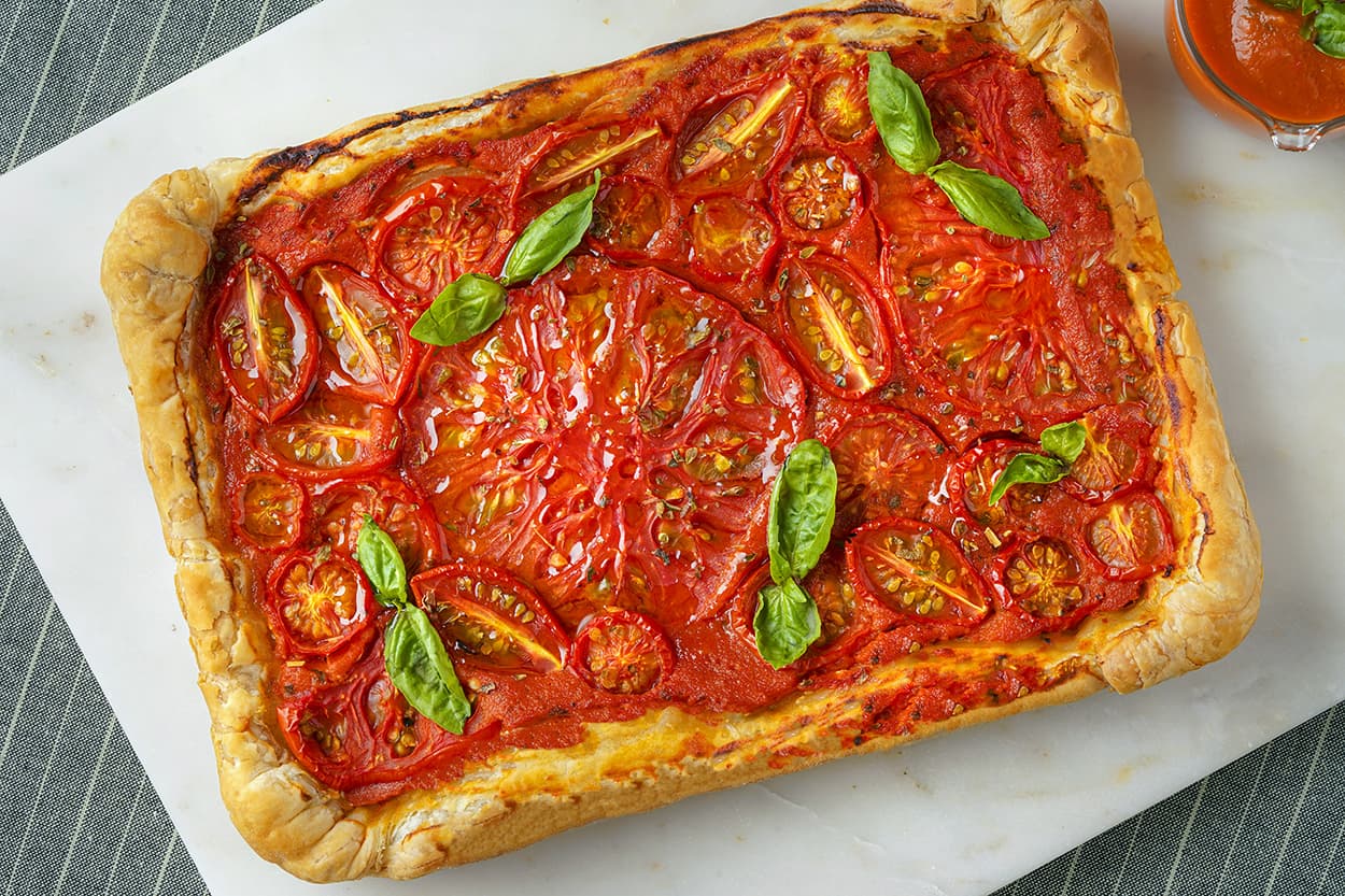 Domatesli Milföy Tart