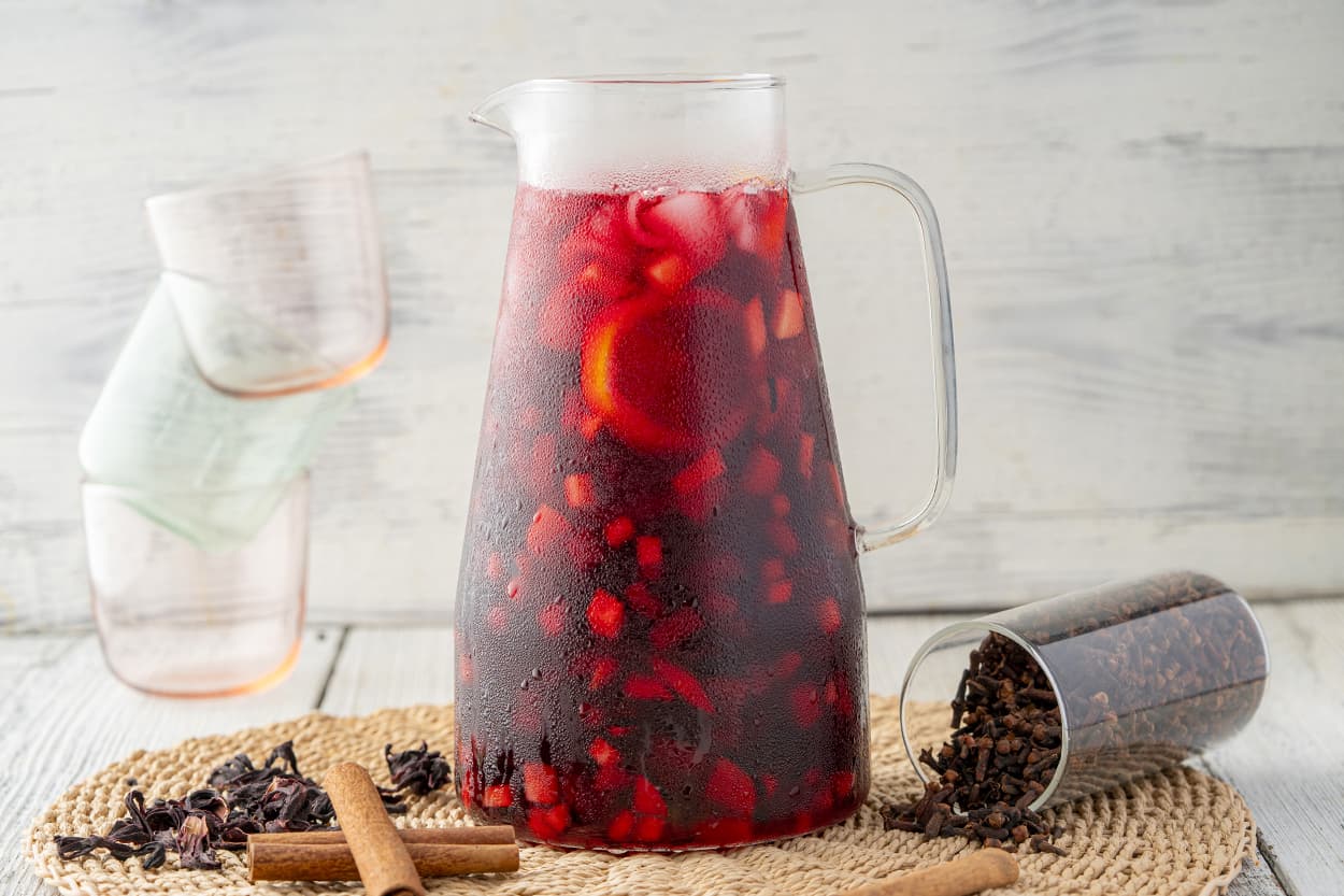 Soğuk Hibiskus Çayı