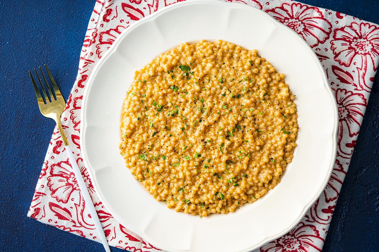 Yumurtalı Kaşarlı Kuskus