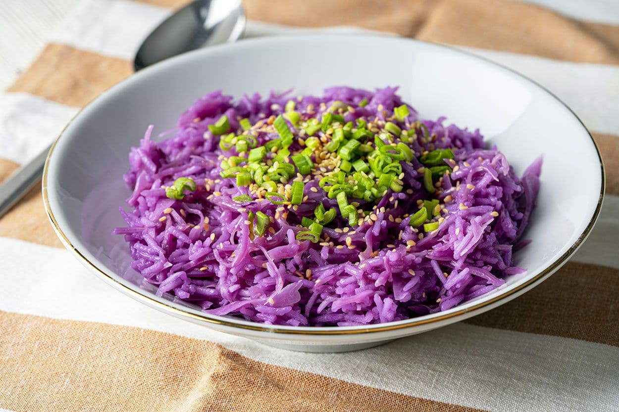 Mor Lahanalı Pilav