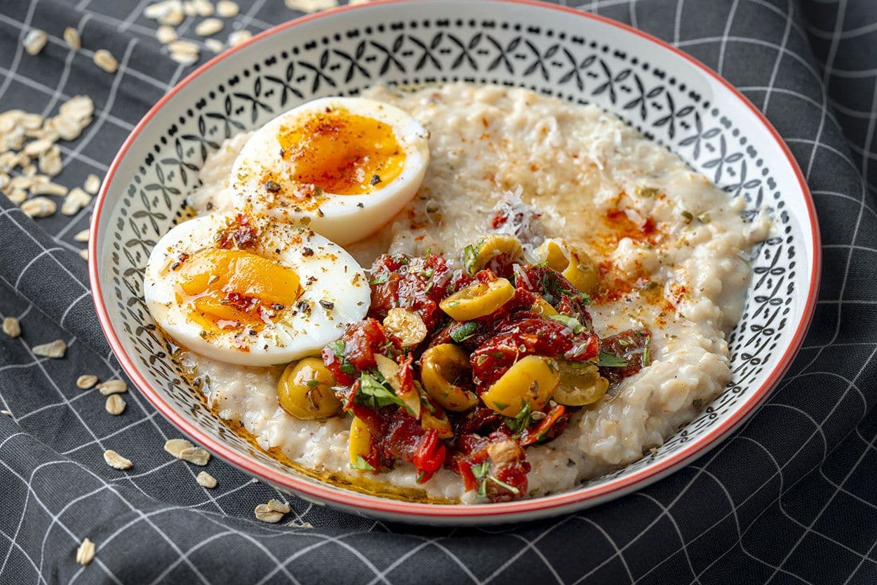 Peynirli Yumurtalı Yulaf