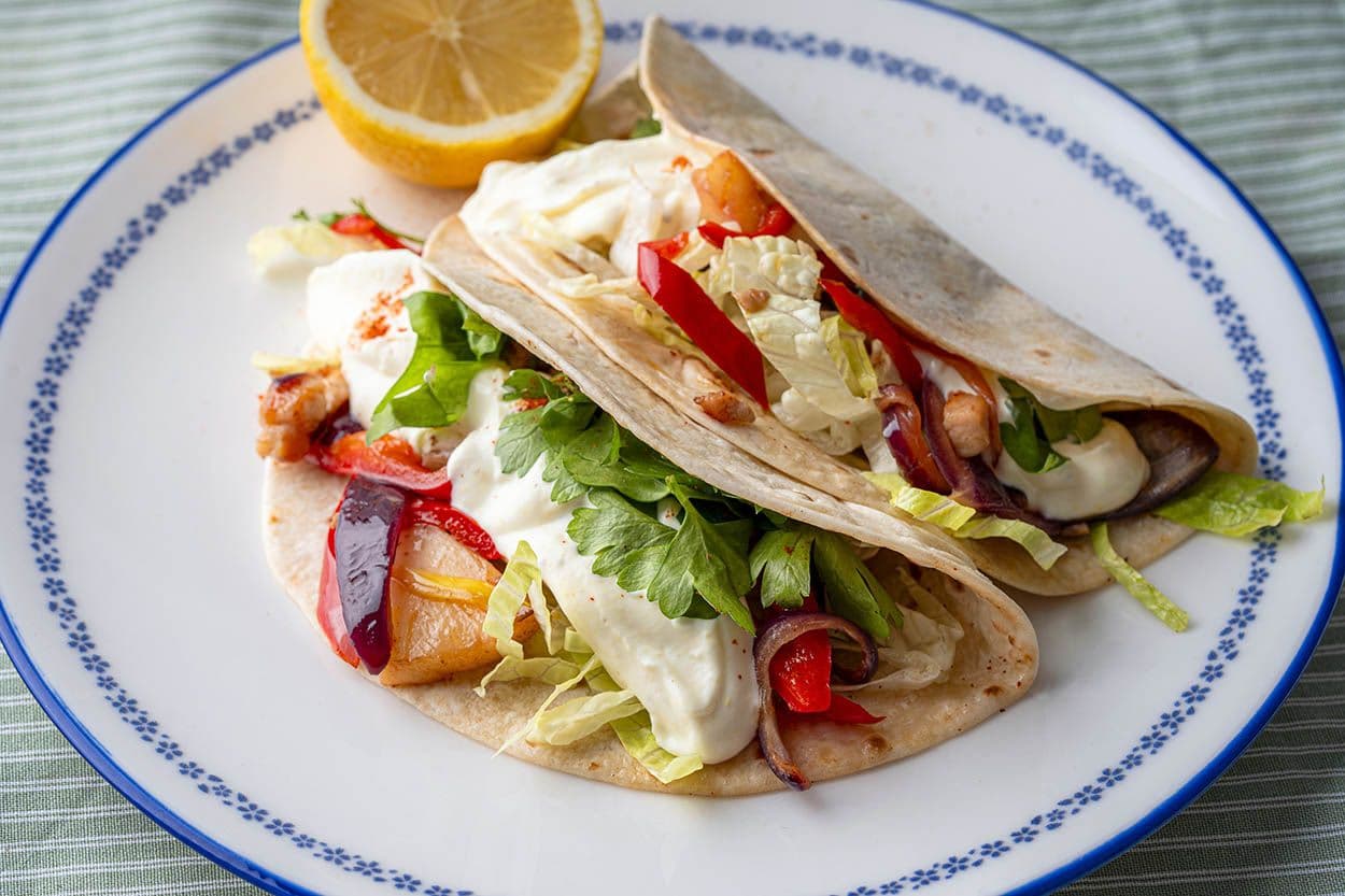 Tavuklu Taco