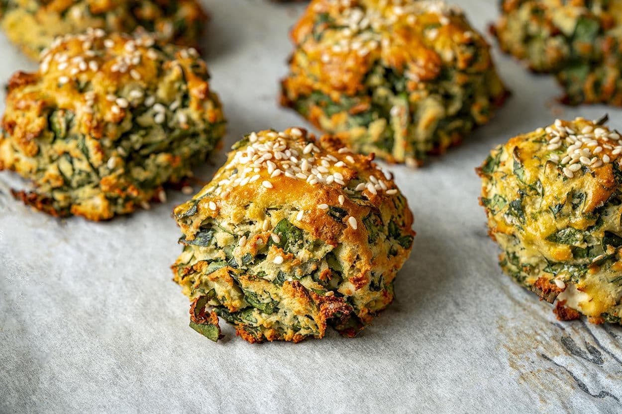 Ispanaklı Fit Poğaça