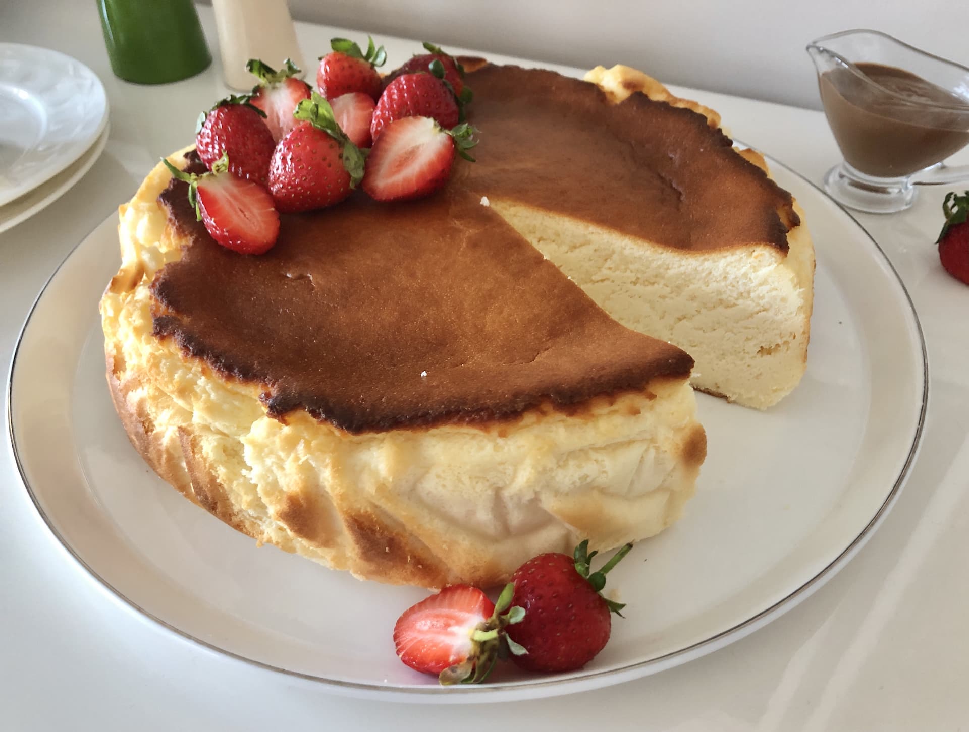 Ev Yapımı San Sebastian Cheesecake