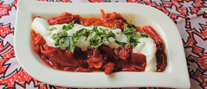 Köz Kırmızı Biber Kavurması
