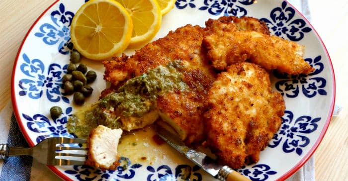 Tavada Parmesanlı Tavuk