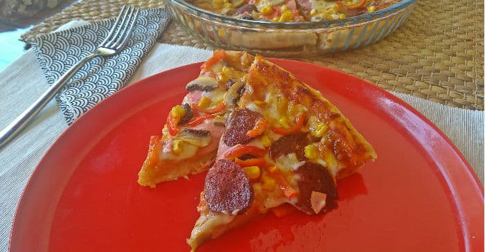 Ekmek Hamurundan Kolay Pizza
