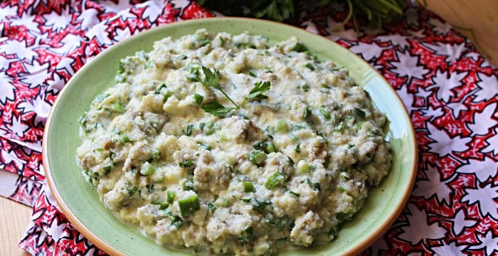 Patlıcanlı Bulgur Salatası