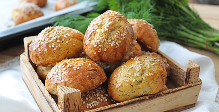 Zeytinyağlı Dereotlu Poğaça