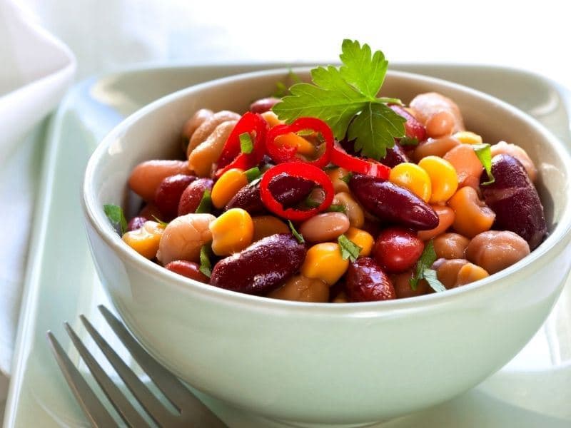 Barbunya Salatası