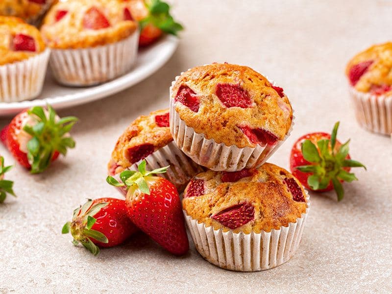 Çilekli Cupcake