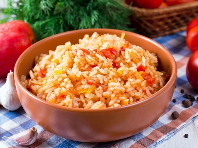 Domatesli Pilav