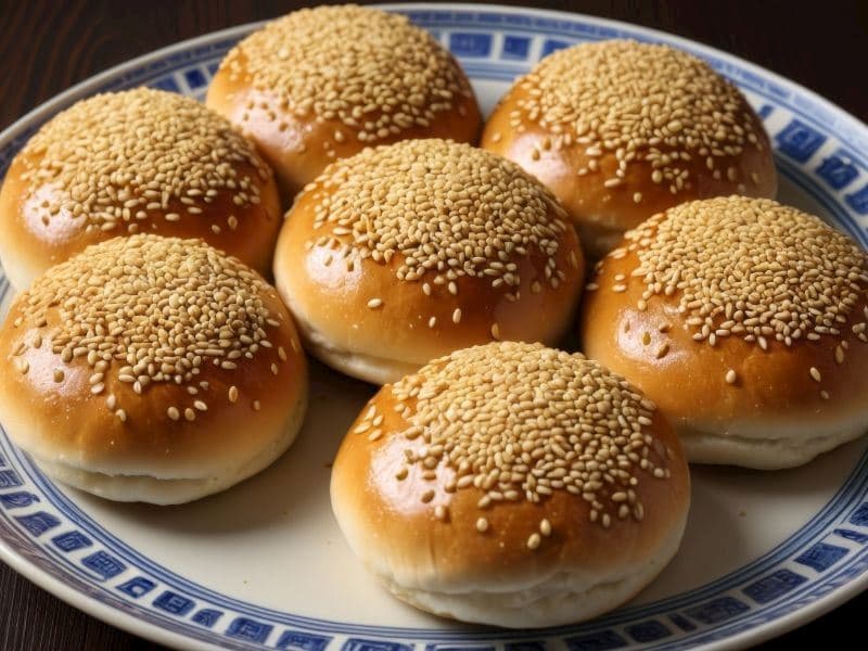 Susamlı Poğaça