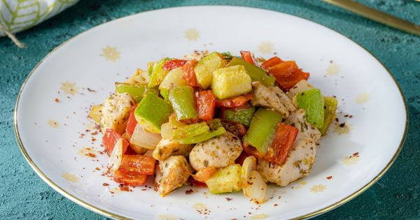 Airfryer'da Sebzeli Tavuk Sote recipe