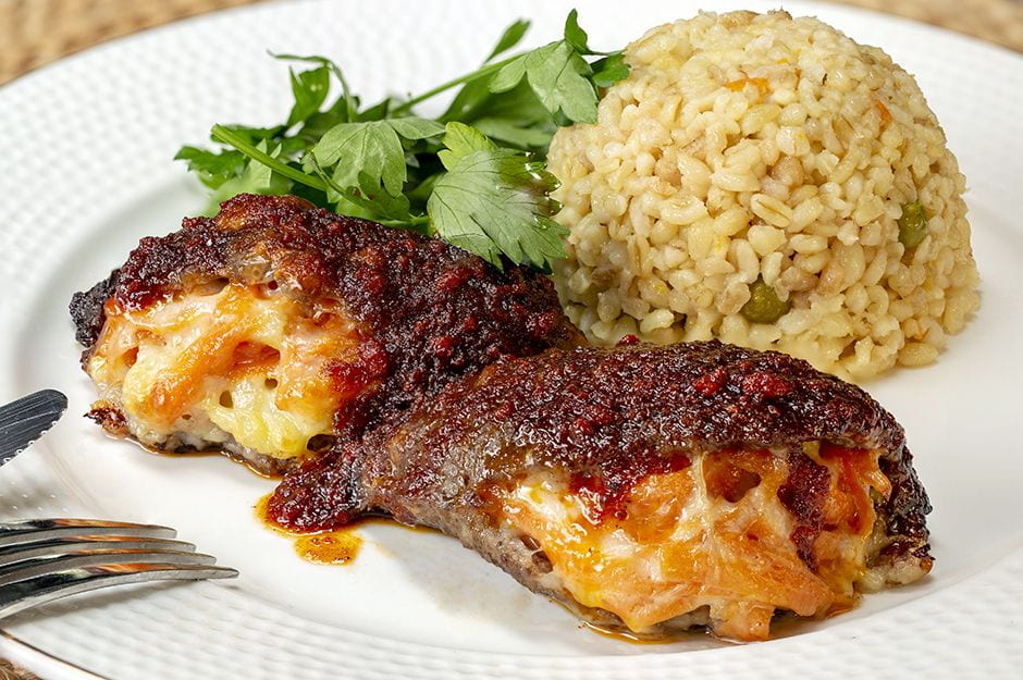 Fırında Poğaça Köfte recipe