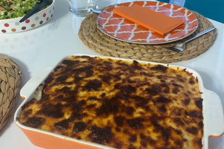 Fırında Beşamel Soslu Tavuk recipe