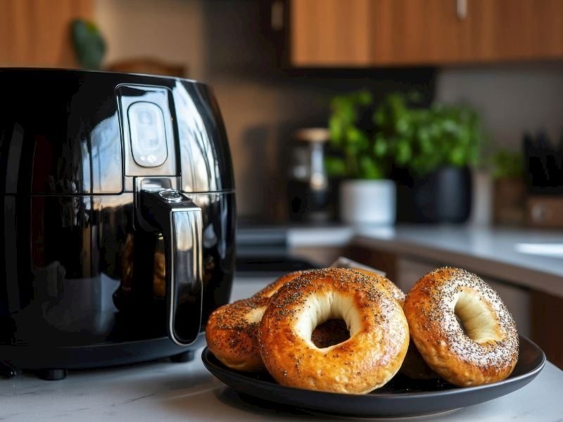 Airfryer'da Bagel tarifi