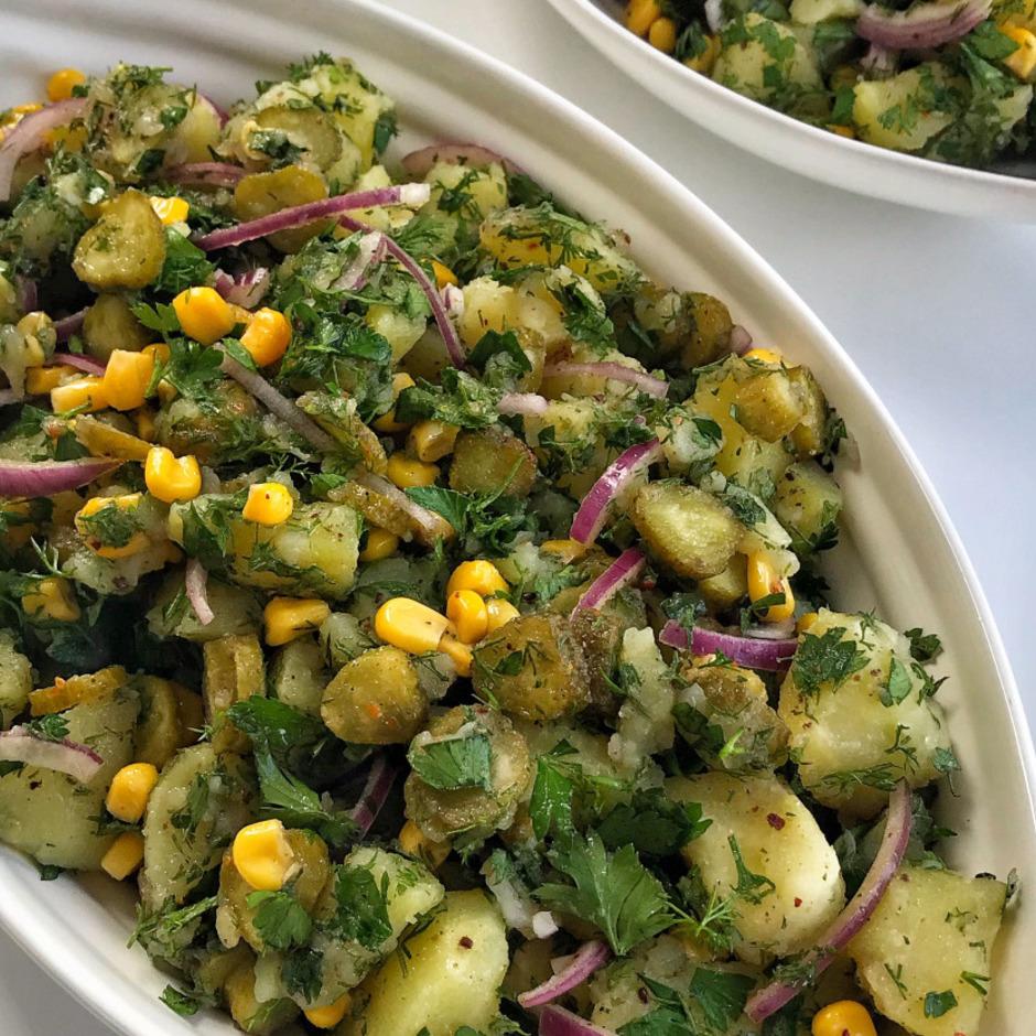 Dereotlu Patates Salatası