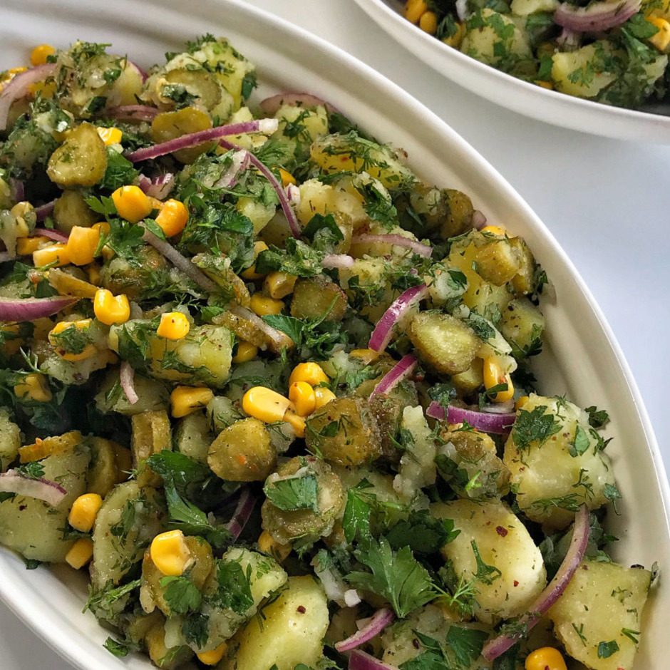 Dereotlu Patates Salatası tarifi