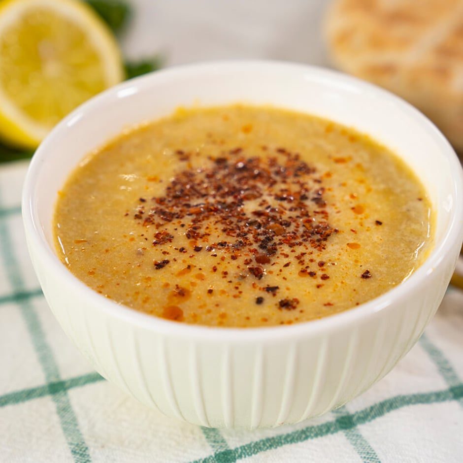 İki Kişilik Mercimek Çorbası tarifi