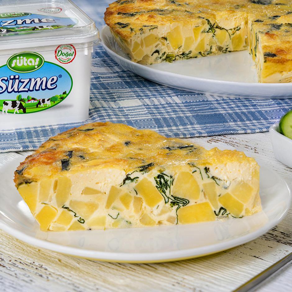 Süzmeli Patates Omleti