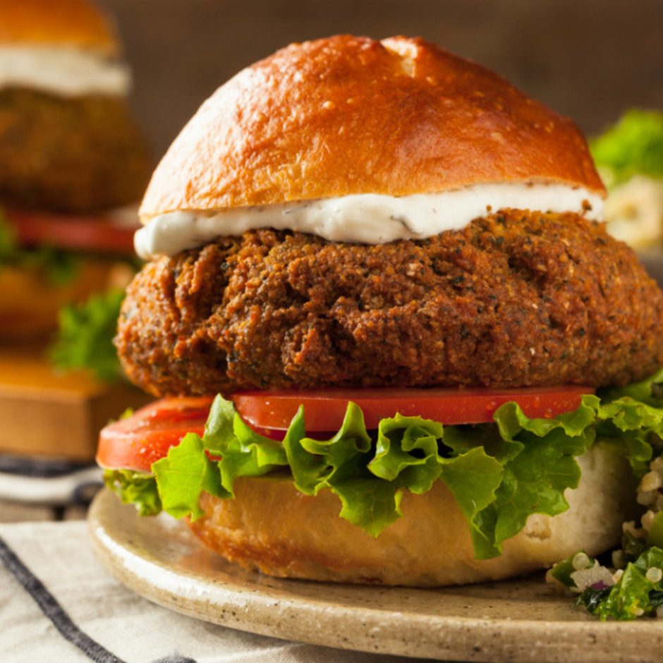 Falafel Burger tarifi