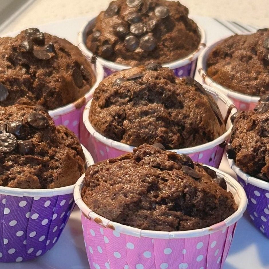 Airfryer'da Kakaolu Cupcake tarifi