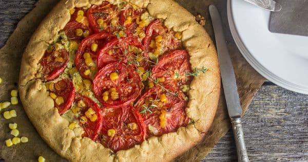 Domatesli, Mısırlı Tart