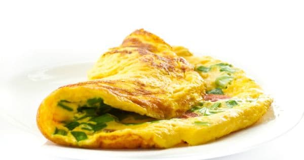 Keçi Peynirli ve Otlu Omlet