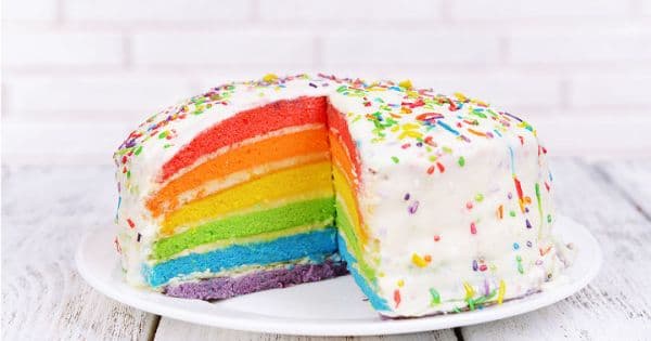 Rainbow (Gökkuşağı) Kek