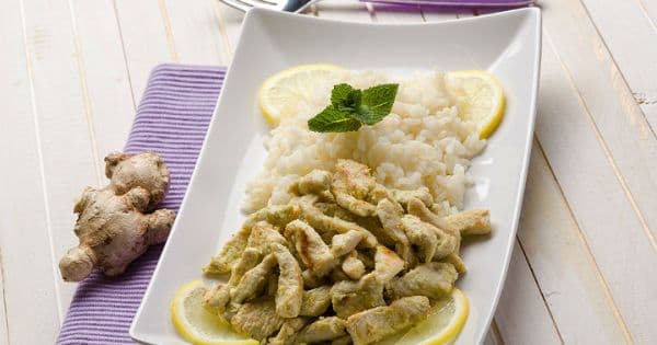 Zencefilli Tavuk ve Pilav