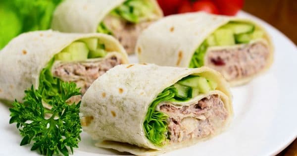 Ton Balıklı Wrap