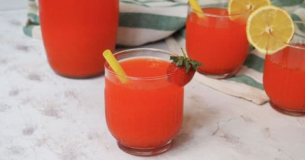 Çilekli Limonata