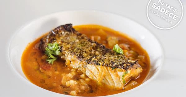 Lagos Fileto (Brodetto di cernia con fregola sarda)