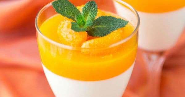 Mandalinalı Panna Cotta