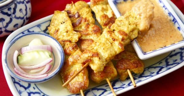 Satay Soslu Tavuk