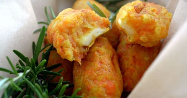 Fırında Peynirli Sebze Kroket
