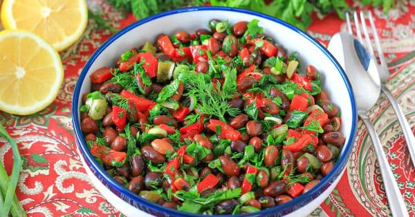 Barbunya Salatası
