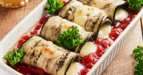 Domates Soslu Izgara Patlıcan