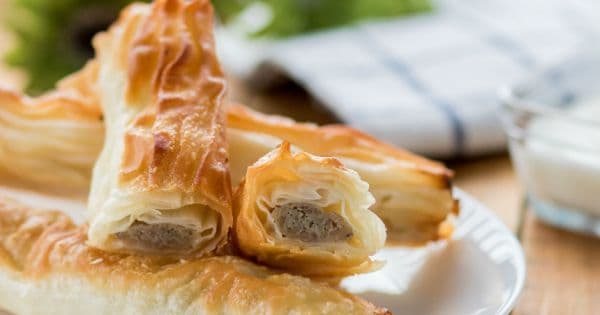 Kıymalı Rulo Börek