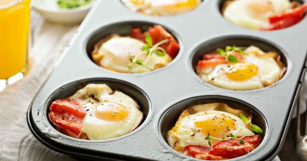 Muffin Kalıbında Yumurta