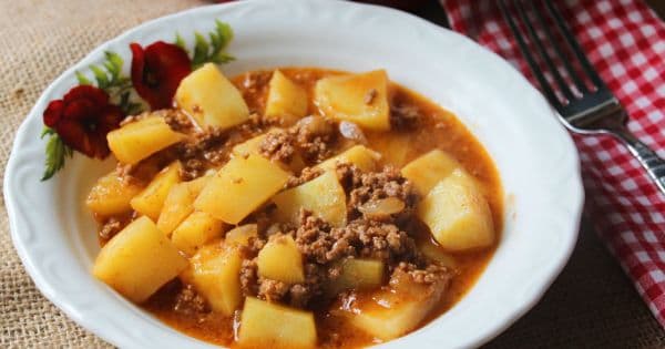 Kıymalı Patates Yemeği
